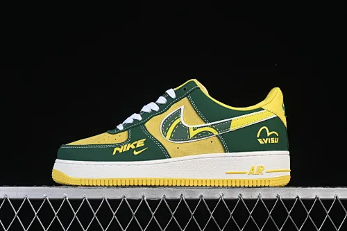 All categories Nk Air Force 1 Air Force series Nk Air Force 1 Low Air Force low-top Nike Air Force 1'07 Low grass green yellow Air Force 1 low-top casual sneakers SY1388-008